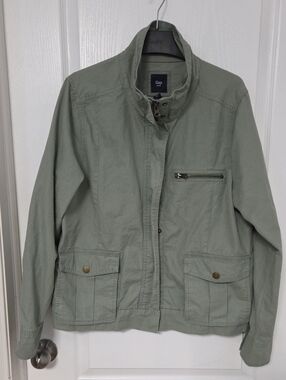 GAP Women's Light Olive Field Jacket